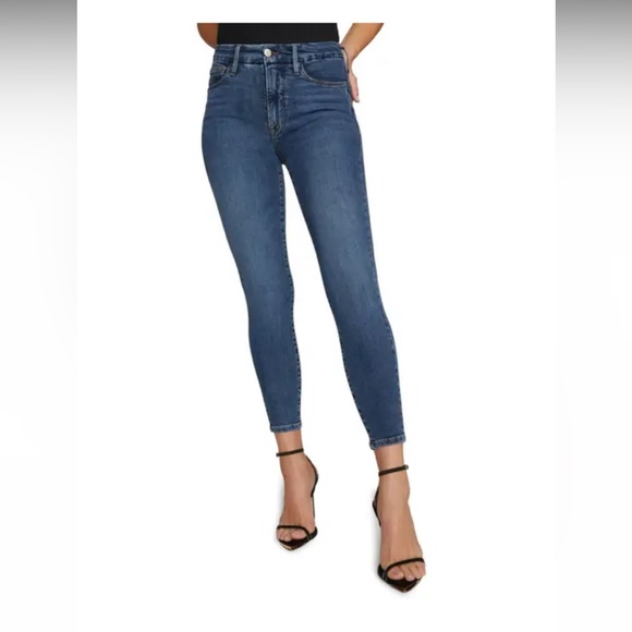 Good American Extreme V High Waist Ankle Skinny Jeans - 6/28 - Picture 1 of 7